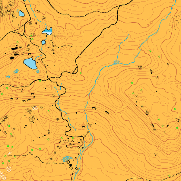 Carte terrain découvert